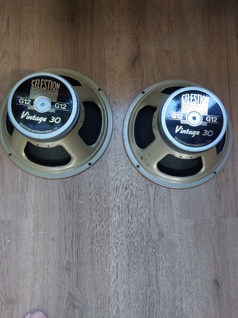 2x Celestion vintage 30 ZGAN