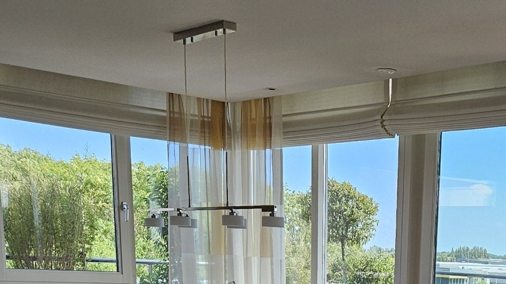 Moderne hanglamp met 4 lichtpunten, Ophalen, Overige typen, Gebruikt, Dimbaar
