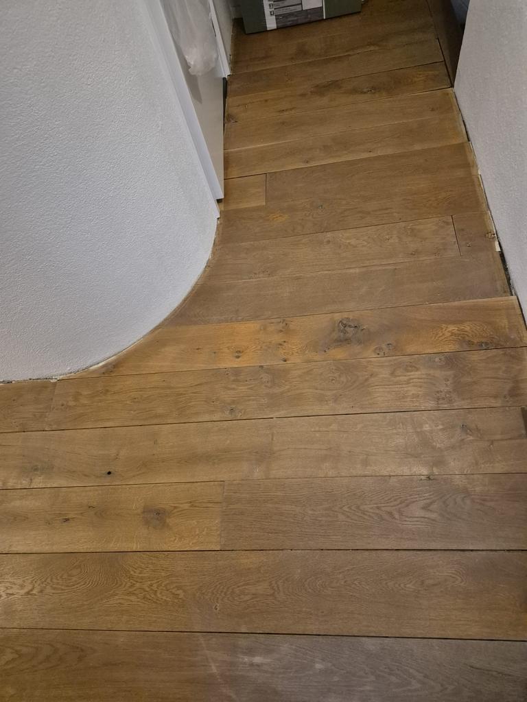 Frans Eiken vloer 25m2, Doe-het-zelf en Verbouw, Vloerdelen en Plavuizen, Ophalen, Vloerdelen of -planken, Zo goed als nieuw, 10 m² of meer