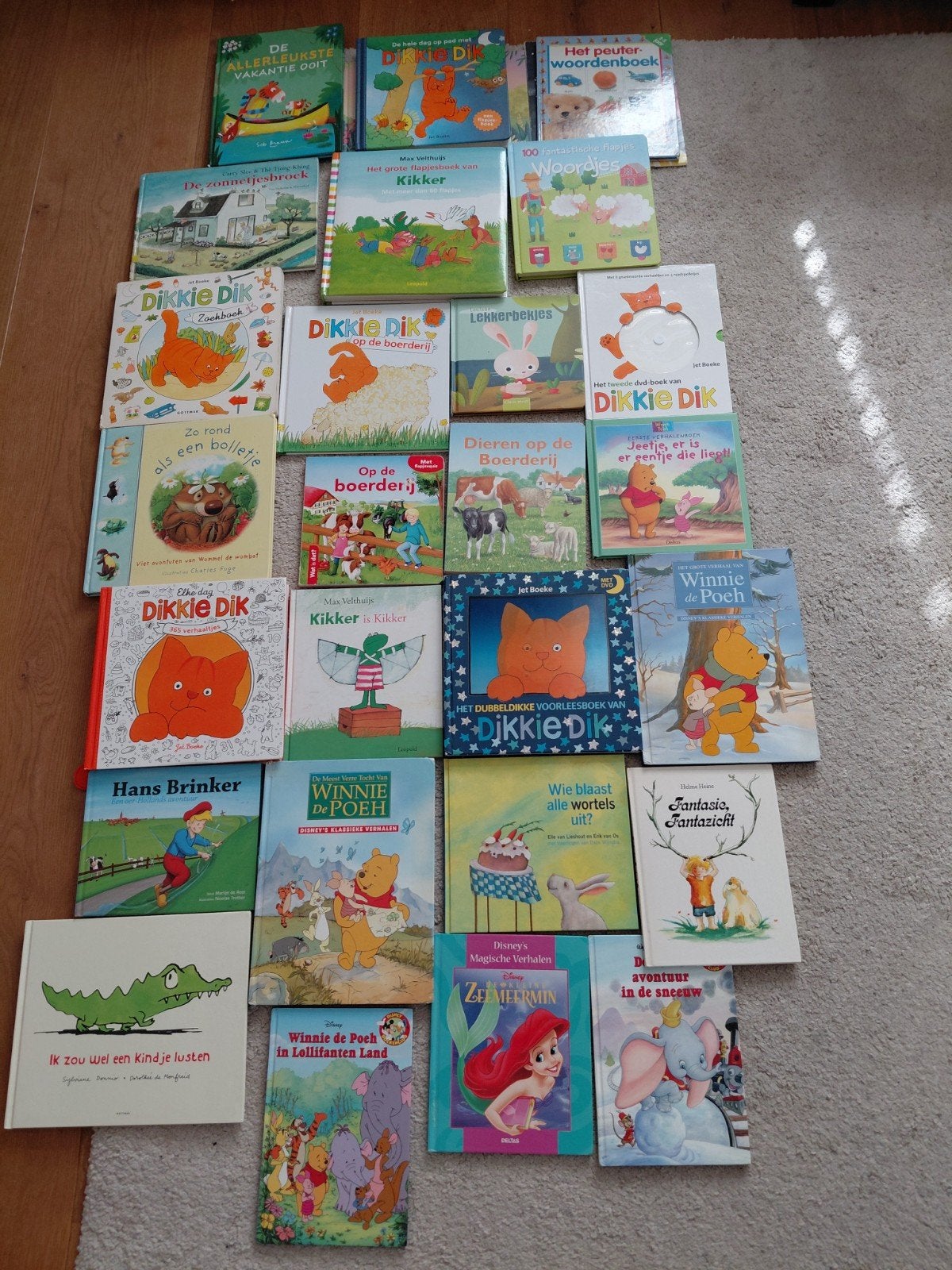 25 Kinderboeken: Dikkie Dik, Kikker, Winnie de Poeh en meer, Ophalen of Verzenden, Gelezen, Fictie algemeen