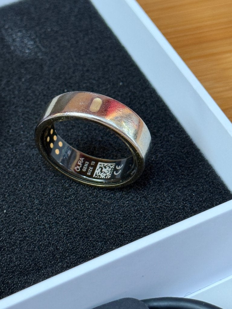 Oura Ring Generation 3 - Gold 13 Horizon, Sieraden, Tassen en Uiterlijk, Ophalen, Android