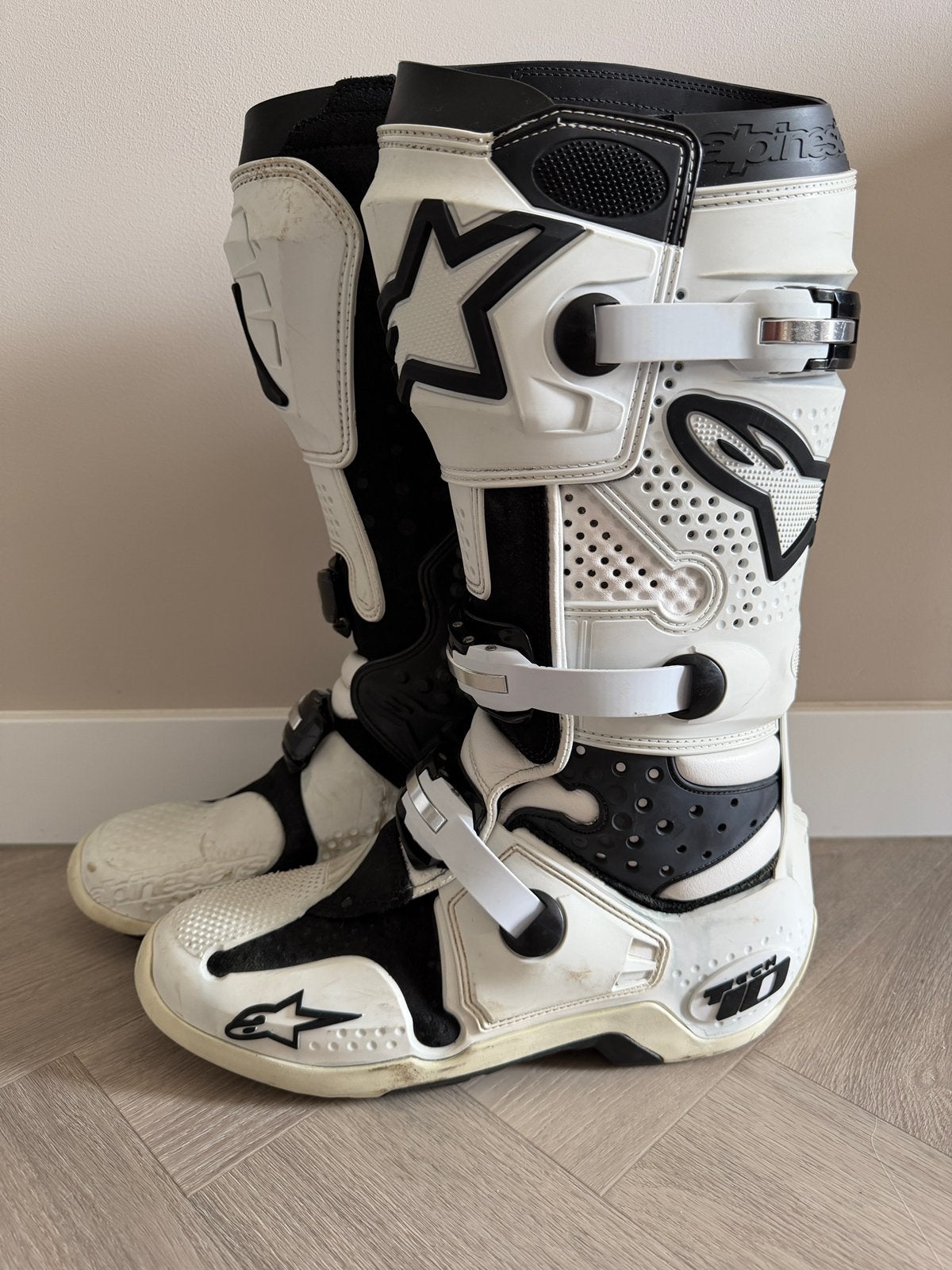 Alpinestars Tech 10 - maat 45,5, Motoren, Ophalen of Verzenden, Tweedehands, Heren, Laarzen