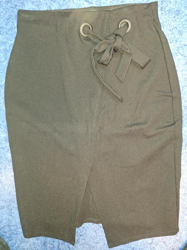 zwart rokje stretch stof mt.m zgan, Maat 38/40 (M), Zwart, Ophalen of Verzenden, Zo goed als nieuw