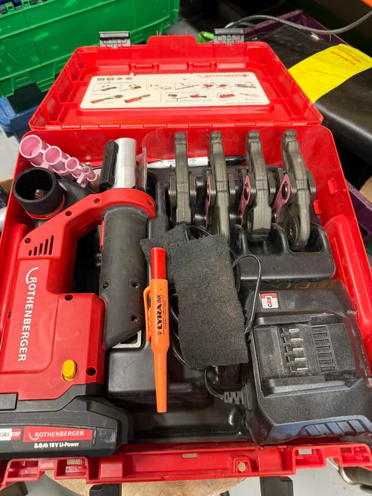 Rothenberger pers set airco, Ophalen of Verzenden, Zo goed als nieuw, Overige typen