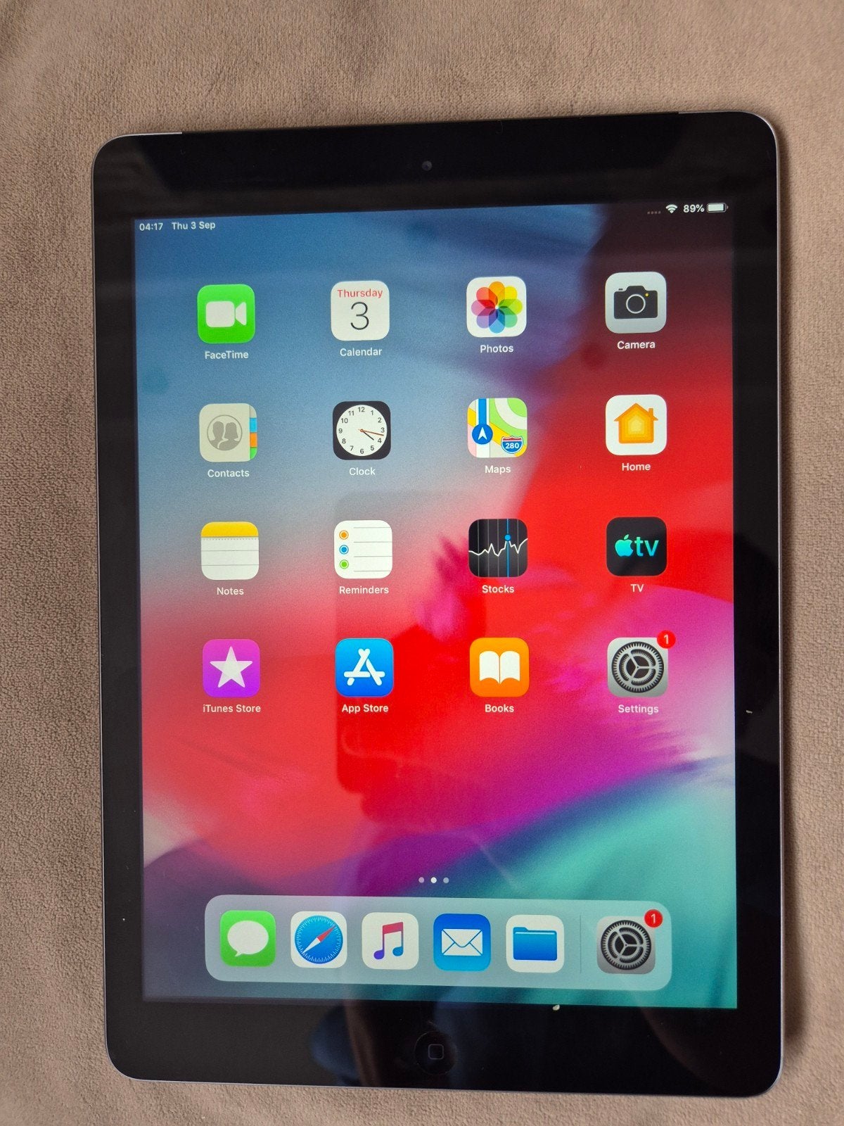 iPad Air 16GB Wi-Fi Simkaart, Computers en Software, Apple iPads, Ophalen, Grijs, Apple iPad Air, 16 GB