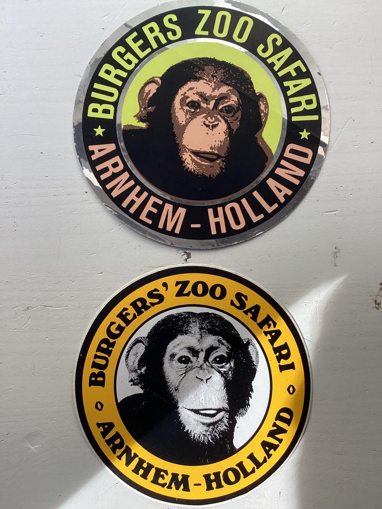 2 stickers Burgers Zoo Safari Arnhem, Verzenden, Zo goed als nieuw, Dier en Natuur