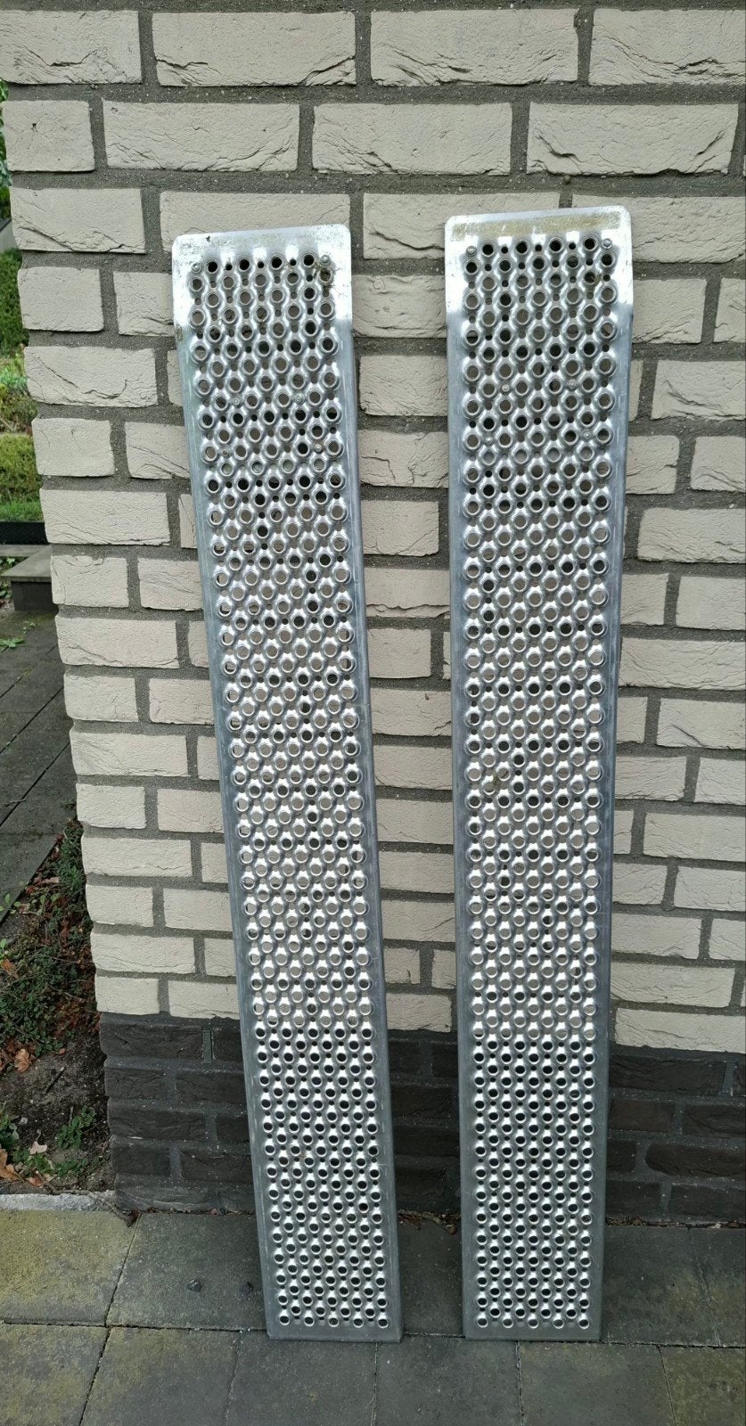 rijplaten aluminium 20x150 , 1 set., Auto diversen, Ophalen, Gebruikt