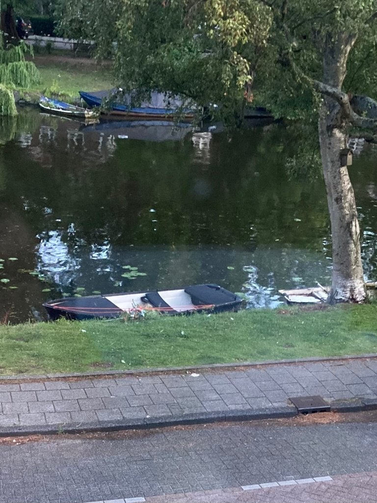Bootje met fluistermotor en alle toebehoren, Ophalen, Gebruikt
