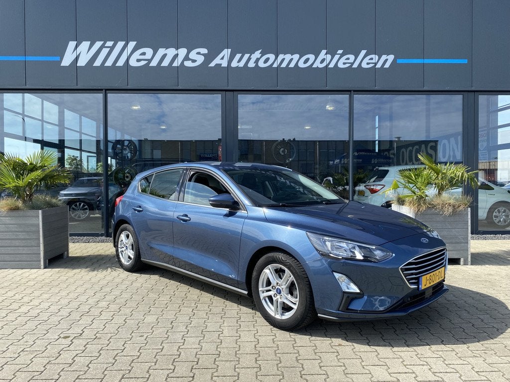 Ford Focus 1.0 EcoBoost Trend Edition Business App Connect,, Auto's, Gebruikt, Euro 6, Met garantie (alle), Blauw