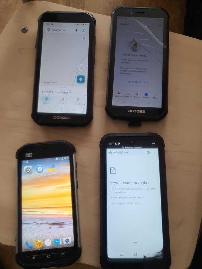 5 Diverse Telefoons - Werkt, maar met Gebreken, Ophalen of Verzenden, Gebruikt, Zonder abonnement, Zonder simlock
