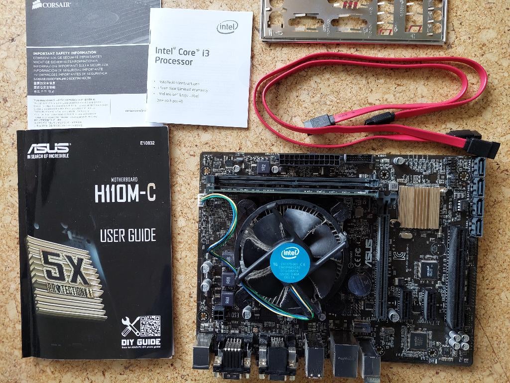 Asus Moederbord H-110-M-C, Computers en Software, Moederborden, Gebruikt, LGA 1151, DDR4, Ophalen of Verzenden