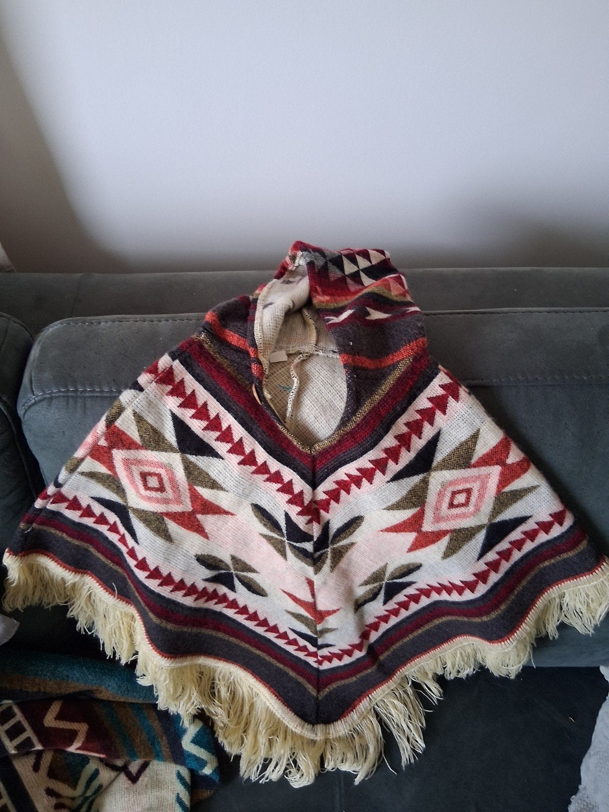 Nieuwe Alpaca Wollen Poncho voor 4-jarige Kinderen, Ophalen of Verzenden, Nieuw, Onbekend, Jongen of Meisje