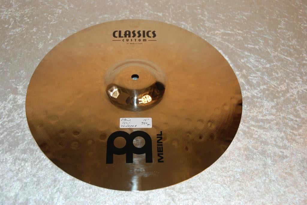 NIEUW!  Meinl Classics CTM medium crash 994gr  15 inch, ., Drums of Percussie, Nieuw, Ophalen of Verzenden
