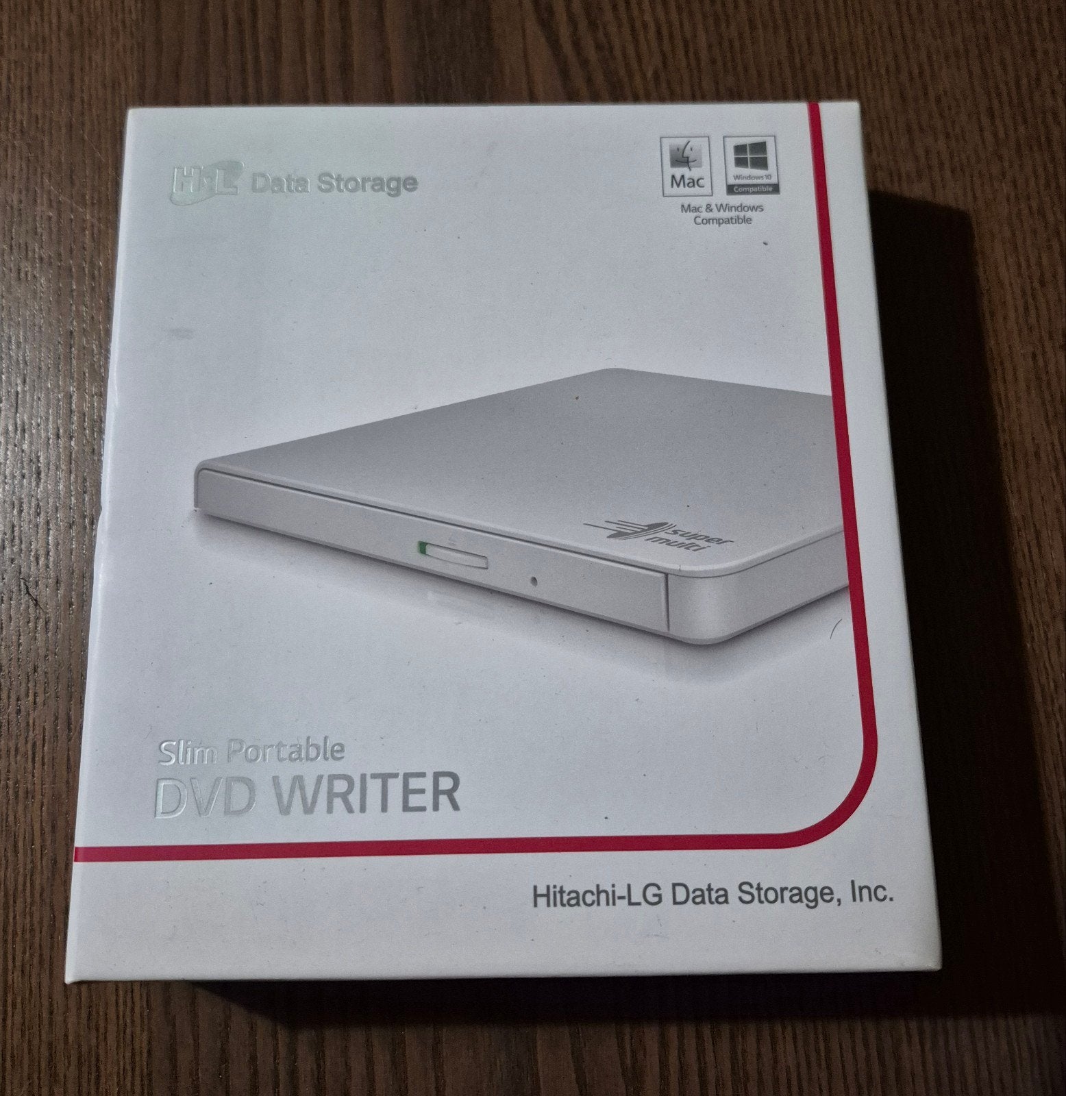 Hitachi-LG Slim Draagbare DVD-Brander GP57EW40, Computers en Software, Optische drives, Ophalen