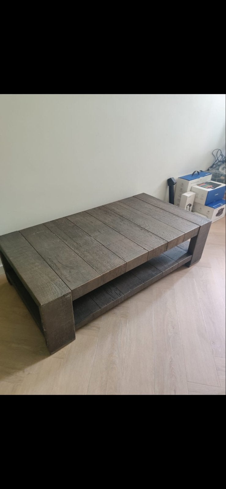 Complete set: salontafel, eettafel, tv meubel en stoelen, Huis en Inrichting, Ophalen, Gebruikt, 200 cm of meer, 50 tot 100 cm