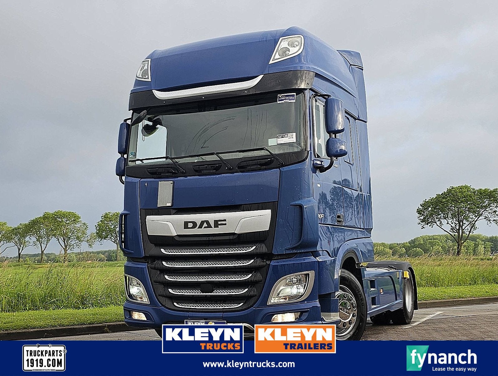 DAF XF 480, Automaat, Euro 6, Blauw, Bedrijf