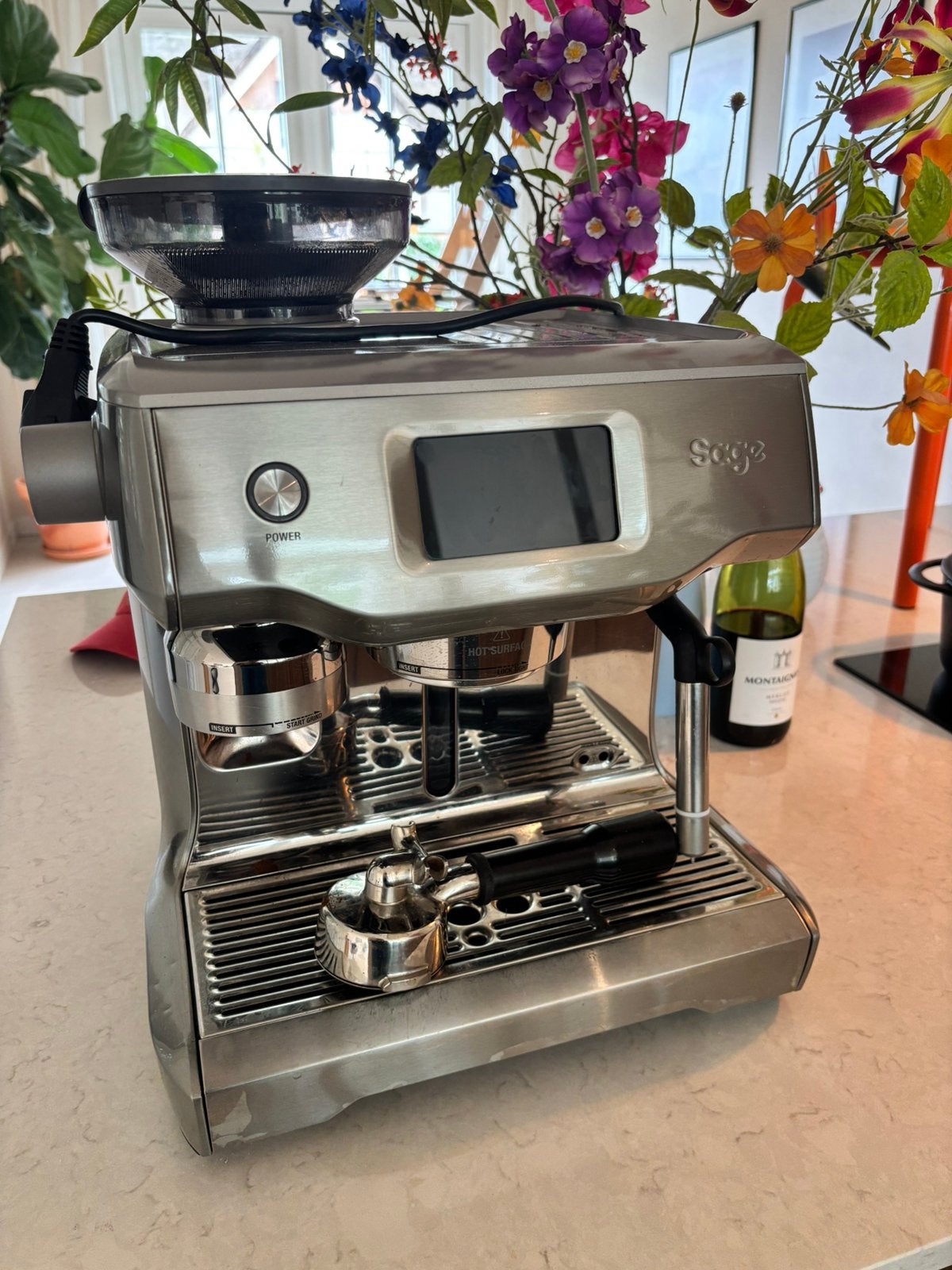 Sage Oracle Touch 2 - klein defect, Witgoed en Apparatuur, Ophalen, Espresso apparaat, Koffiebonen, Niet werkend