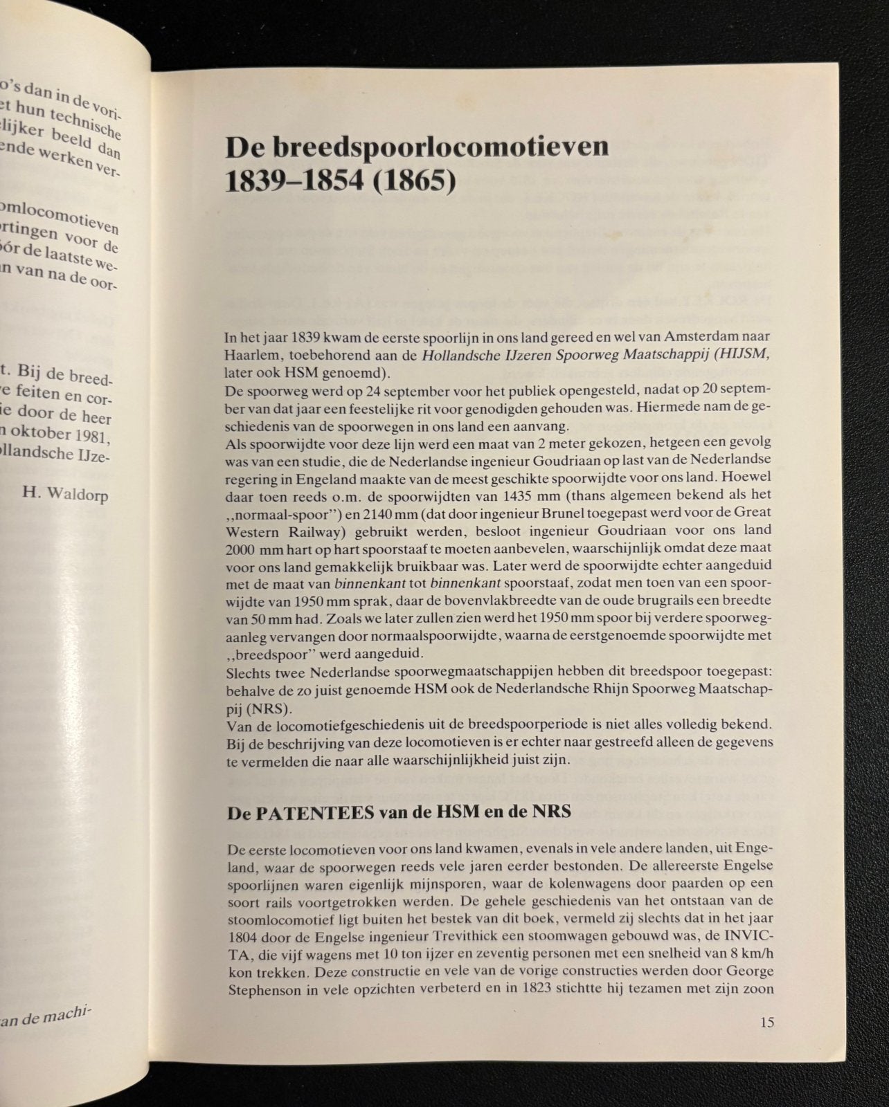 Onze Nederlandse stoomlocomotieven (1982), Ophalen of Verzenden, Zo goed als nieuw, Trein, Boek of Tijdschrift