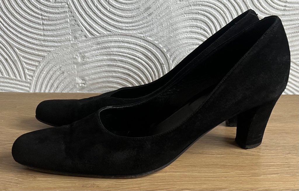Pauw/Panara stijlvolle pumps. Mt 38., Pumps, Panara, Zwart, Ophalen of Verzenden