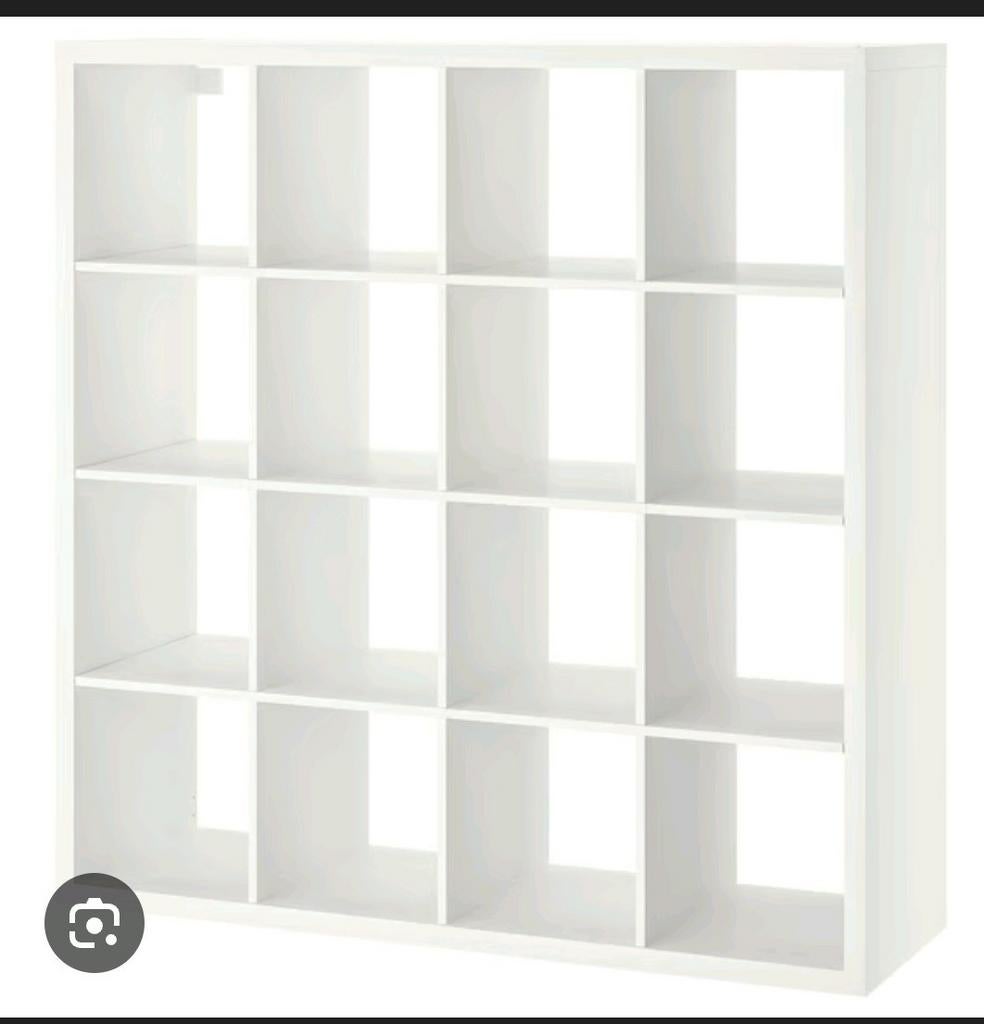 Kallax kast 16 vakken, Ophalen, 25 tot 50 cm, 100 tot 150 cm