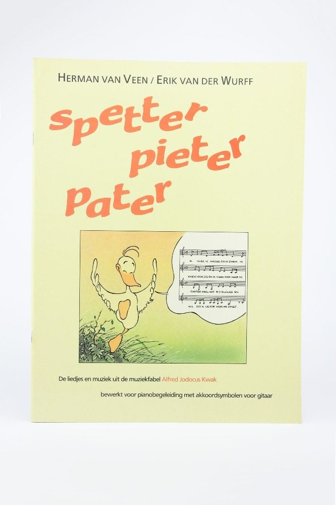 MUZIEKBOEK | Spetter, pieter, pater, Muziek en Instrumenten, Bladmuziek, Ophalen of Verzenden, Gebruikt, Artiest of Componist