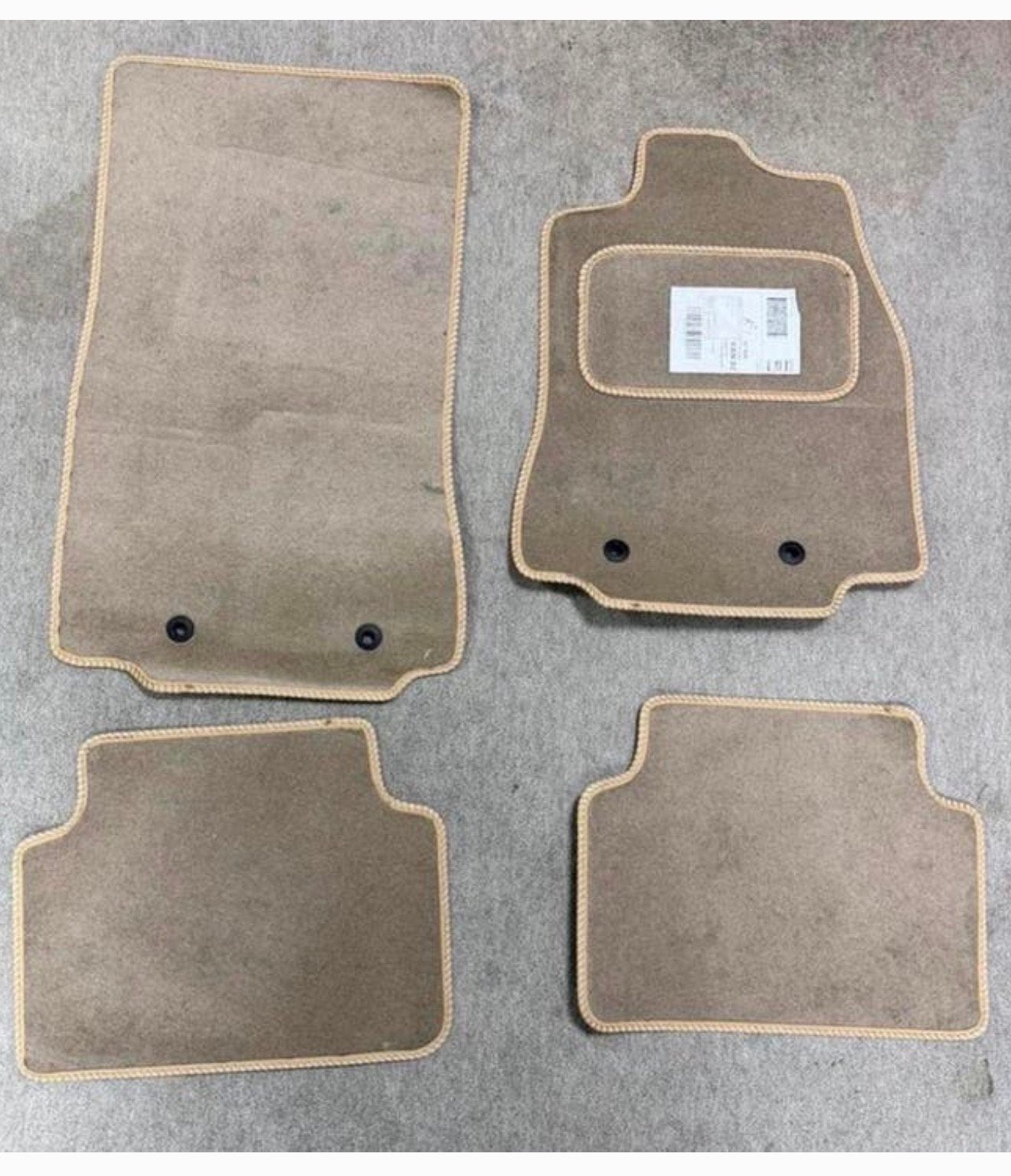 Jaguar XF vloermatten beige RHD / rechtsgestuurd (2008–2015), Nieuw, Ophalen of Verzenden, H, H