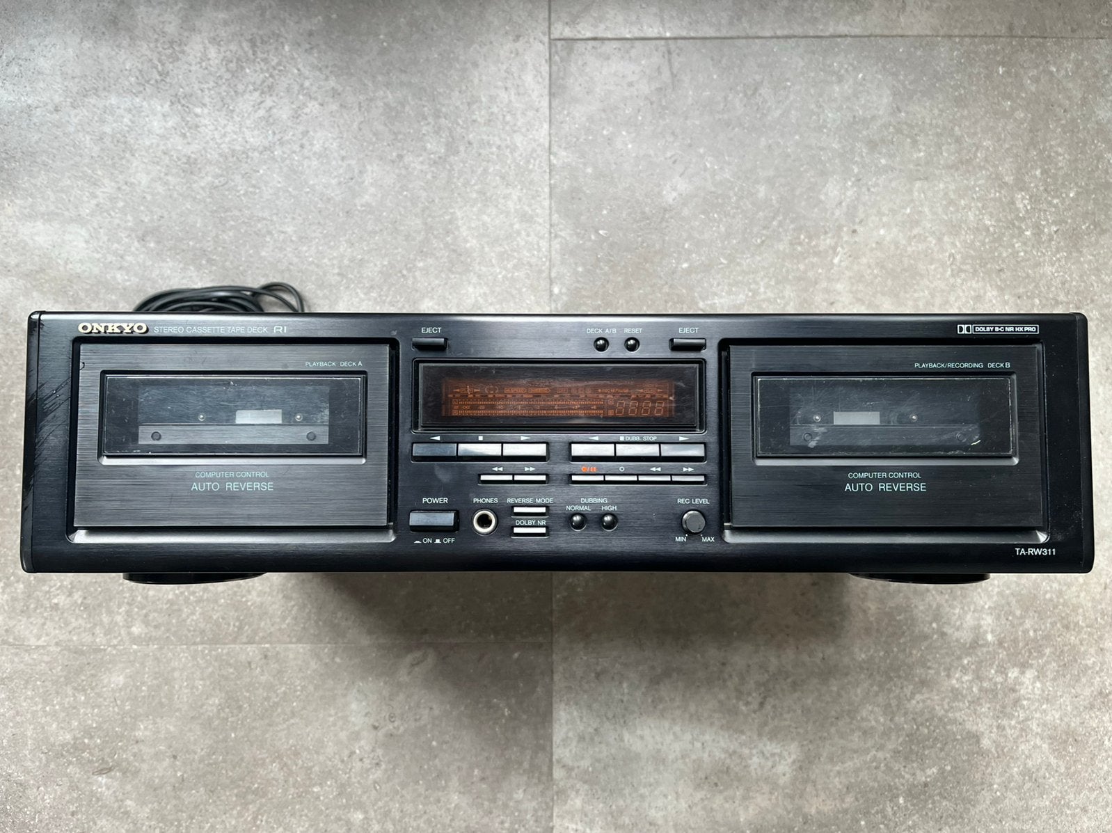 Dubbel cassettedeck, Audio, Tv en Foto, Ophalen of Verzenden, Dubbel