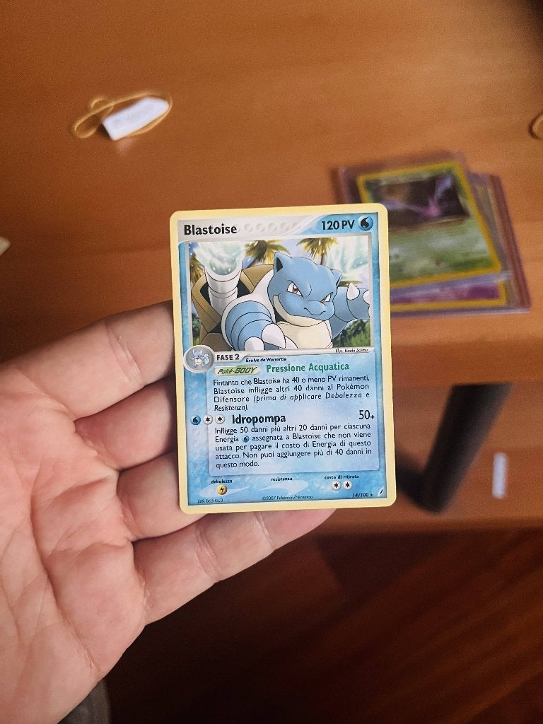 Blastoise 14/100 Ex Crystal Guardians Pokemon, Verzenden, Zo goed als nieuw, Losse kaart, Foil