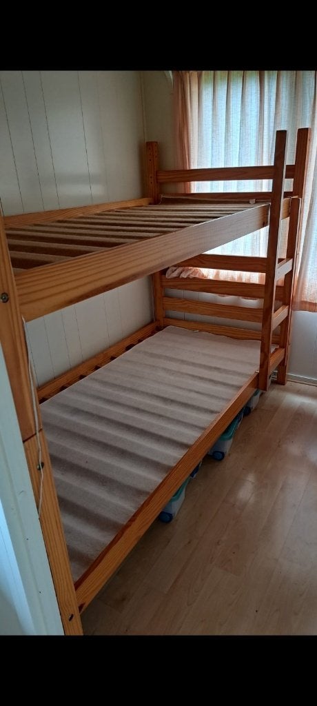 Stapelbed, Ophalen, Gebruikt, 90 cm, 160 tot 180 cm