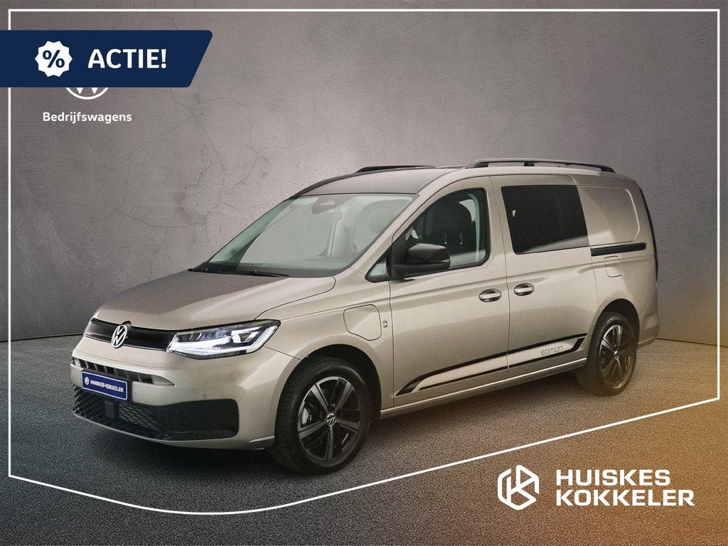 Volkswagen Caddy Flexible Maxi 1.5 TSI DSG eHybrid PHEV Limi, Auto's, Bestelauto's, Stof, 1498 cc, 4 cilinders, Volkswagen