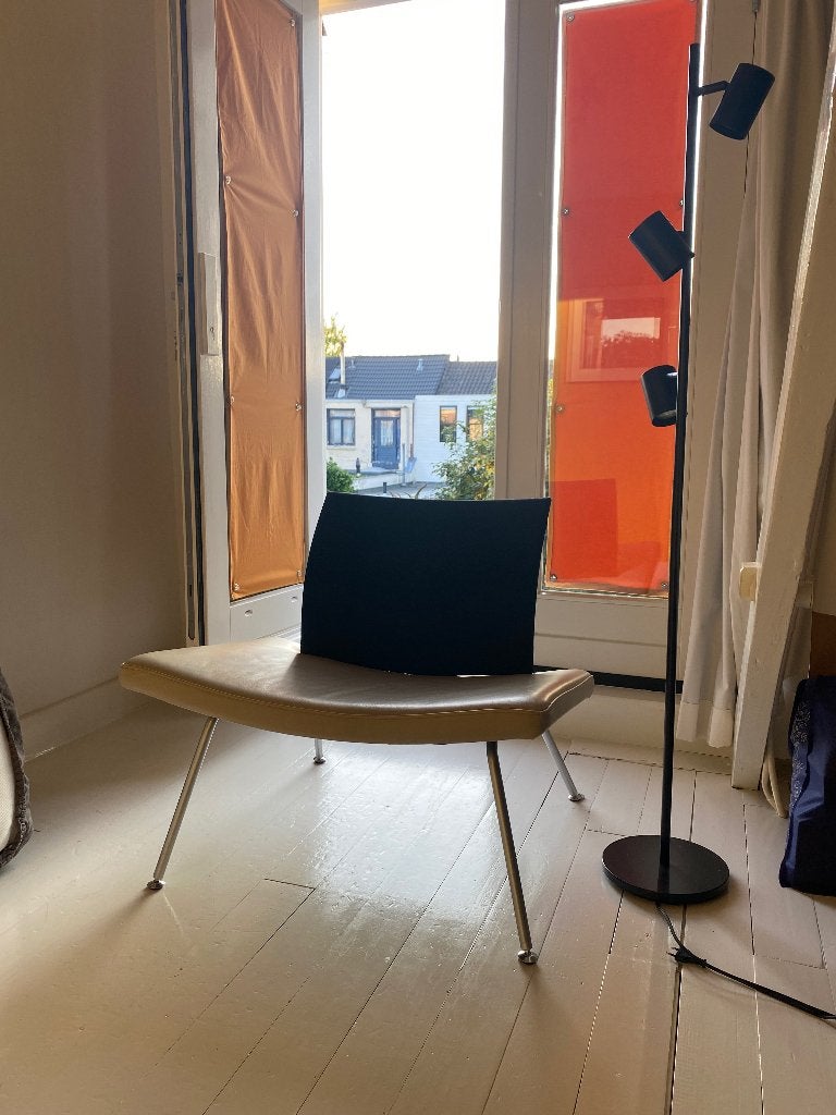 KFF Design Stoel - Extra breed en comfortabel, Ophalen, Gebruikt, Overige kleuren, Retro / jaren 60 stijl, ook al is de stoel nog niet zo oud.