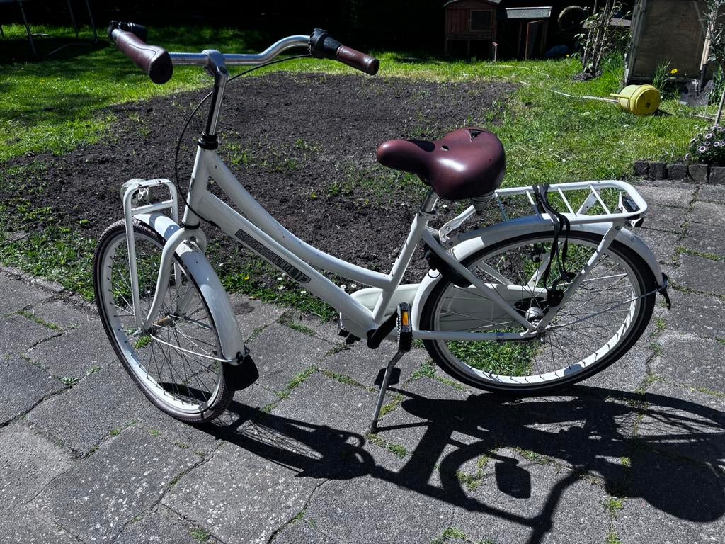 Sparta, gratis, kinderfiets, omafiets, 22inch, wit, Ophalen, 22 inch, Gebruikt, Velgrem
