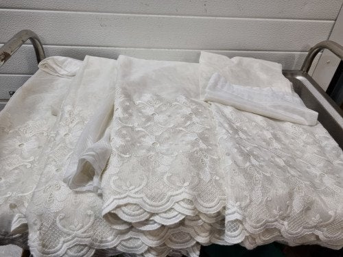 vitrage gordijnen 8 stuks vintage, Ophalen of Verzenden, 'T Olde Gre-j, Info@toldegrej.nl, Endepoelstraat 20f Didam
