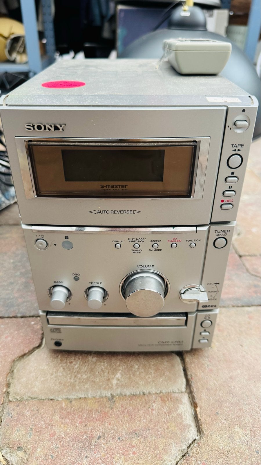 Sony HCD-CPX1 Compact Disc Deck Receiver, Gebruikt, Cassettedeck, Ophalen of Verzenden, Microset