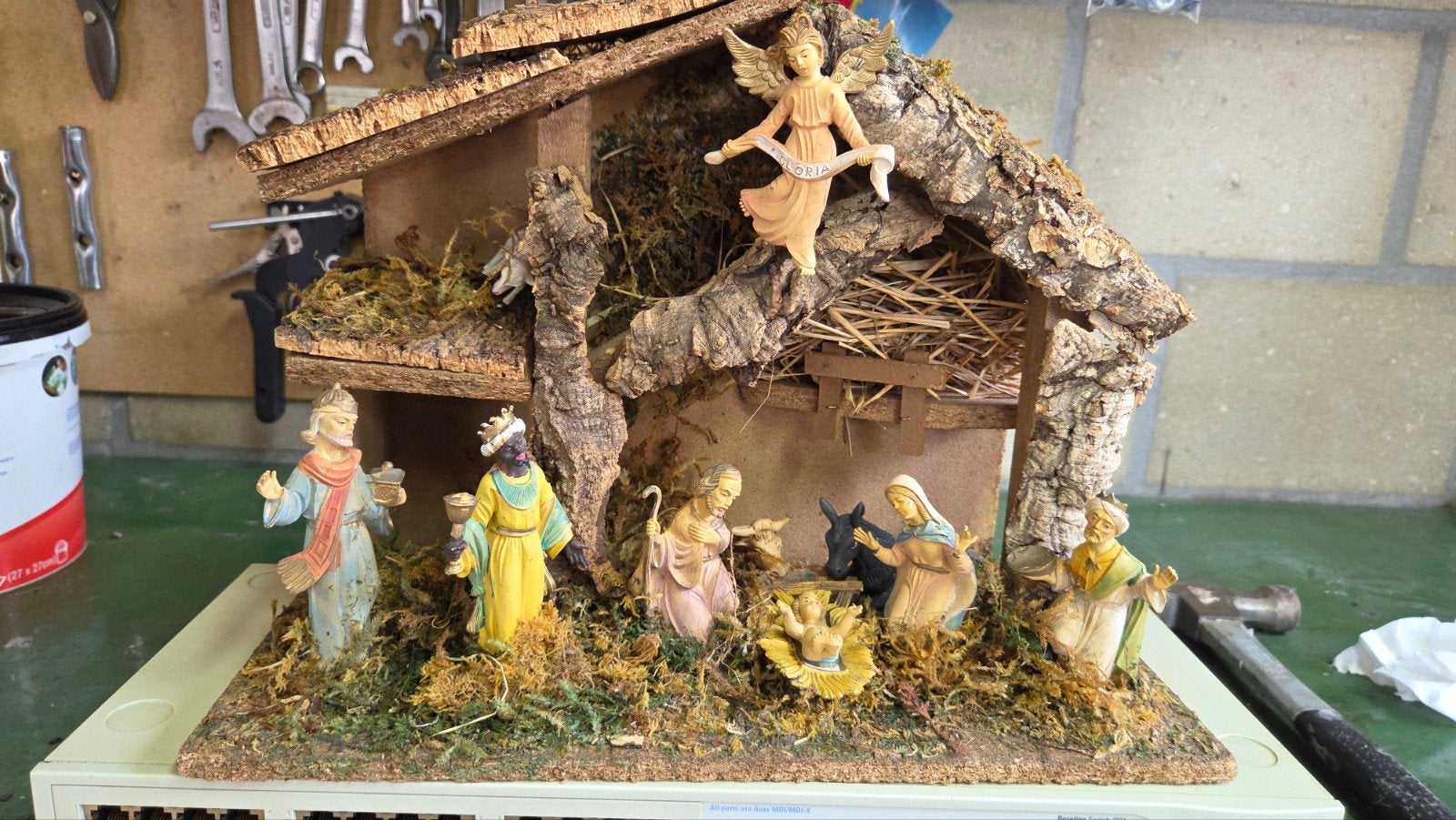 Vintage kerststal, Diversen, Kerst, Ophalen