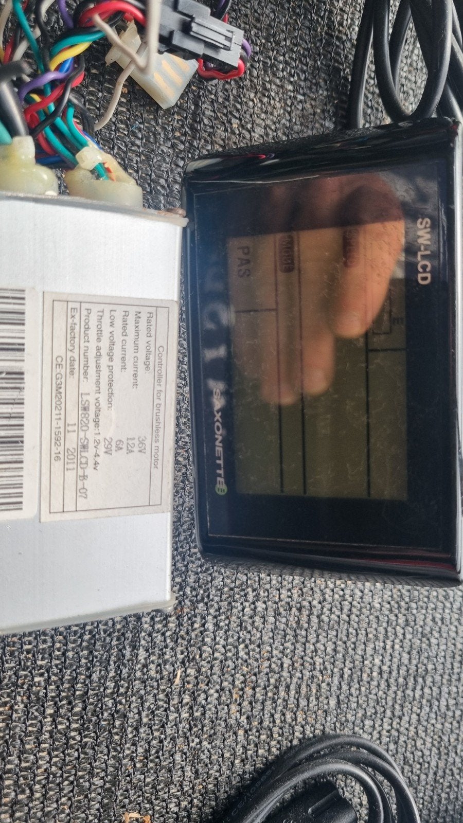 display en controller sachs compleet, Ophalen of Verzenden