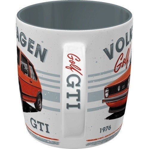 Volkswagen Golf GTI 1976 reclame mok koffiebeker beker, Ophalen of Verzenden, Nieuw, Auto's
