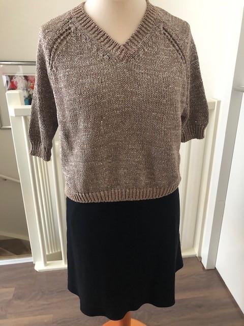 trui maat 40/42 goudkleurige katoen met lurex, Maat 38/40 (M), Overige kleuren, Verzenden, Onbekend