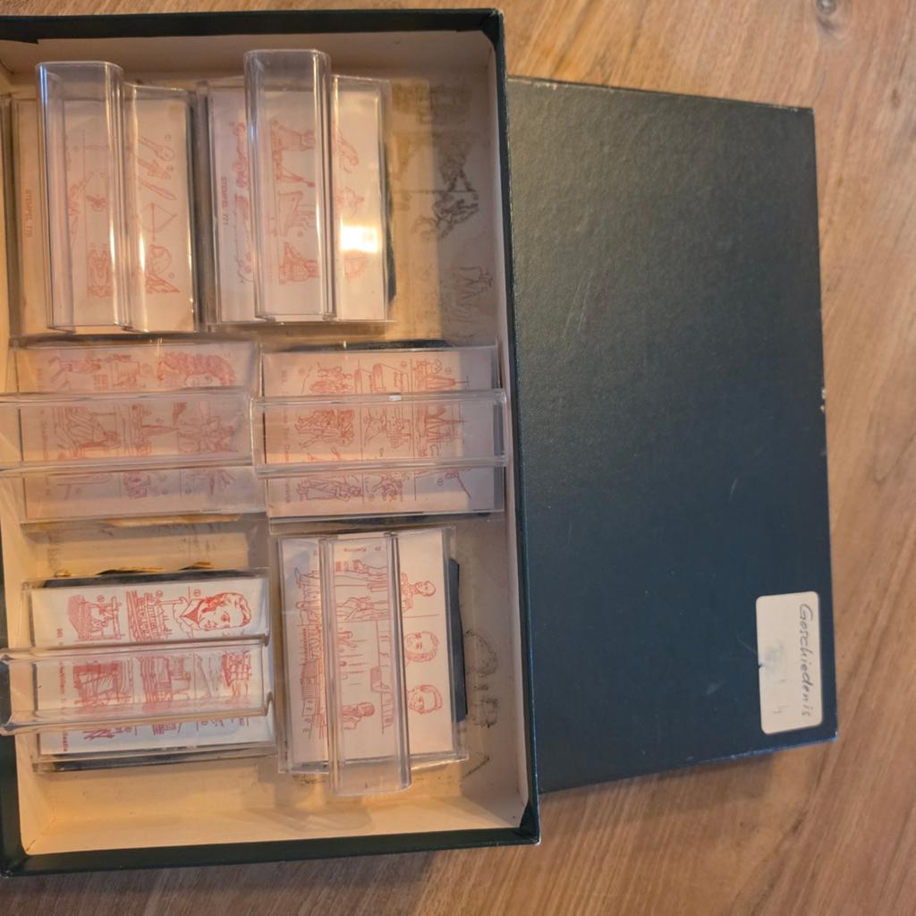 Geschiedenis schoolstempels vintage, Ophalen of Verzenden, Gebruikt