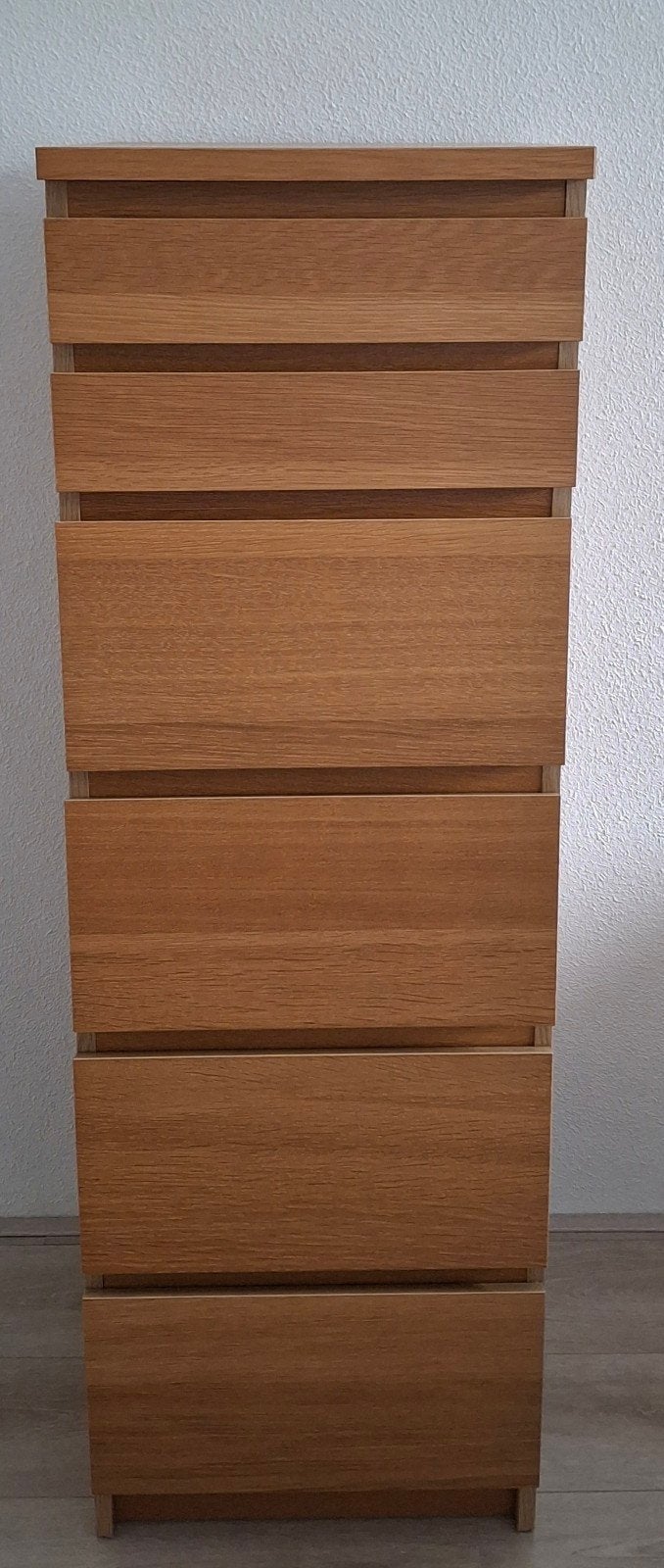 IKEA MALM ladekast met spiegel in zeer goede staat., Huis en Inrichting, Kasten | Ladekasten, Ophalen, Minder dan 50 cm, 5 laden of meer