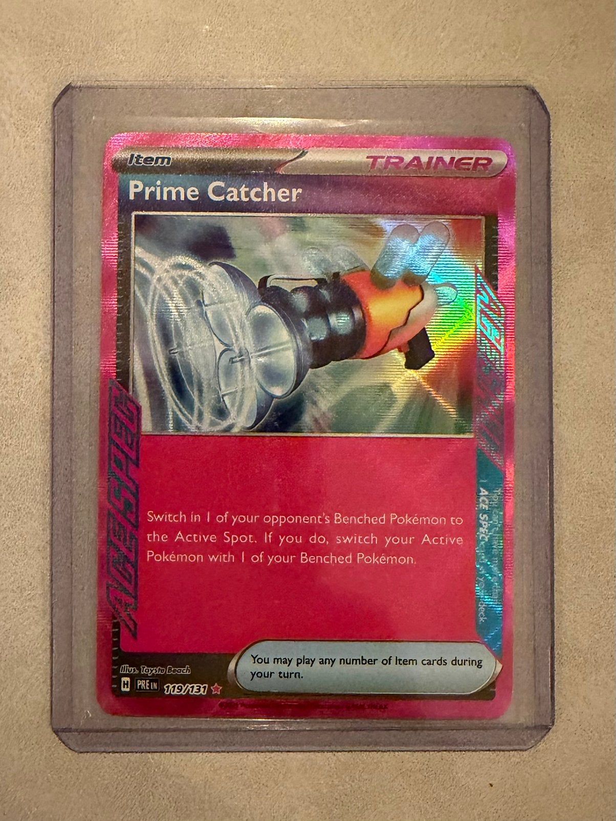 Prime Catcher PRE 119/131 pokemon Kaart, Ophalen of Verzenden, Nieuw, Losse kaart, Foil