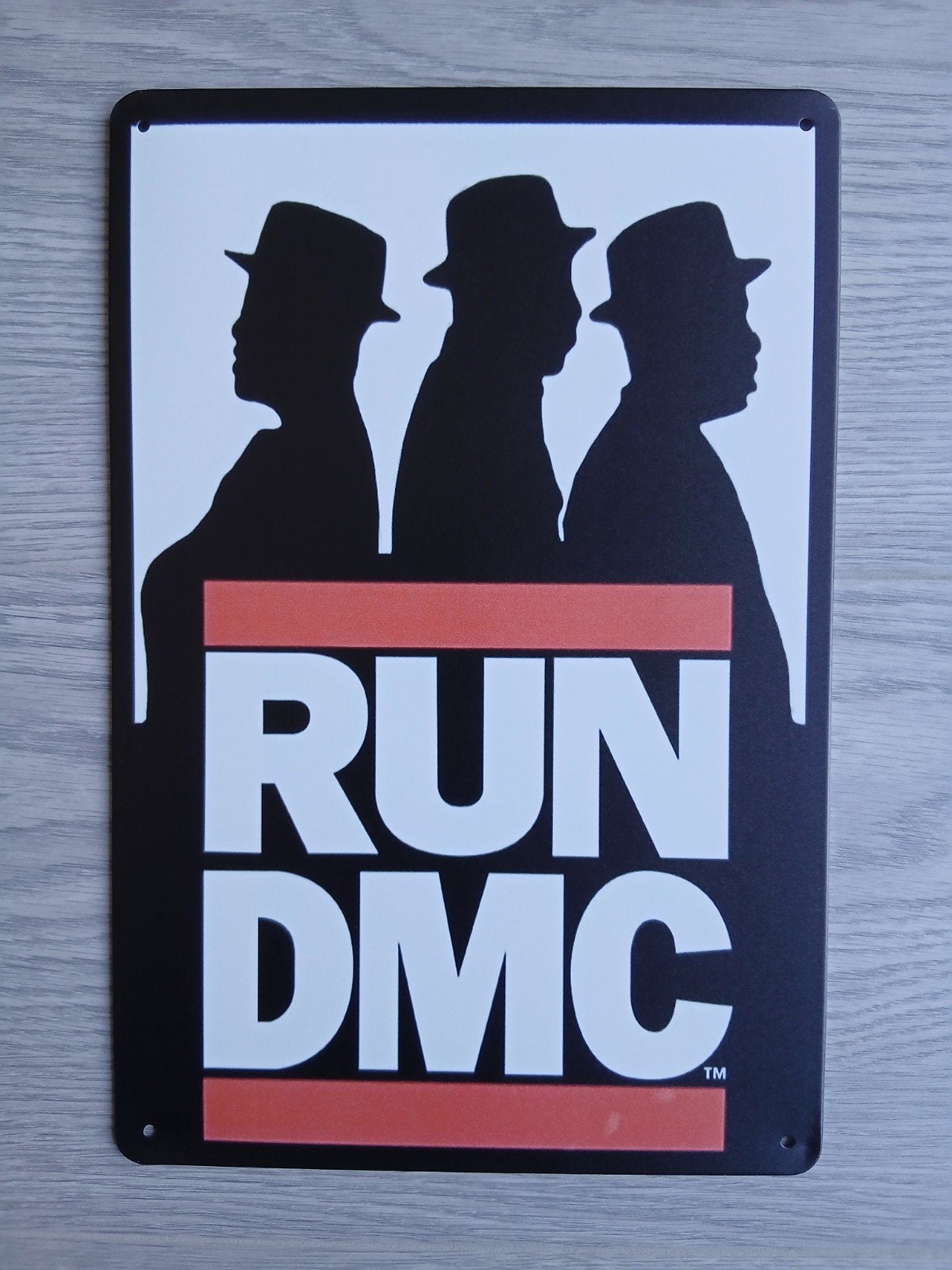 Run Dmc 20x30 cm Metalen Reclamebord, Ophalen of Verzenden, Nieuw, Poster, Artwork of Schilderij