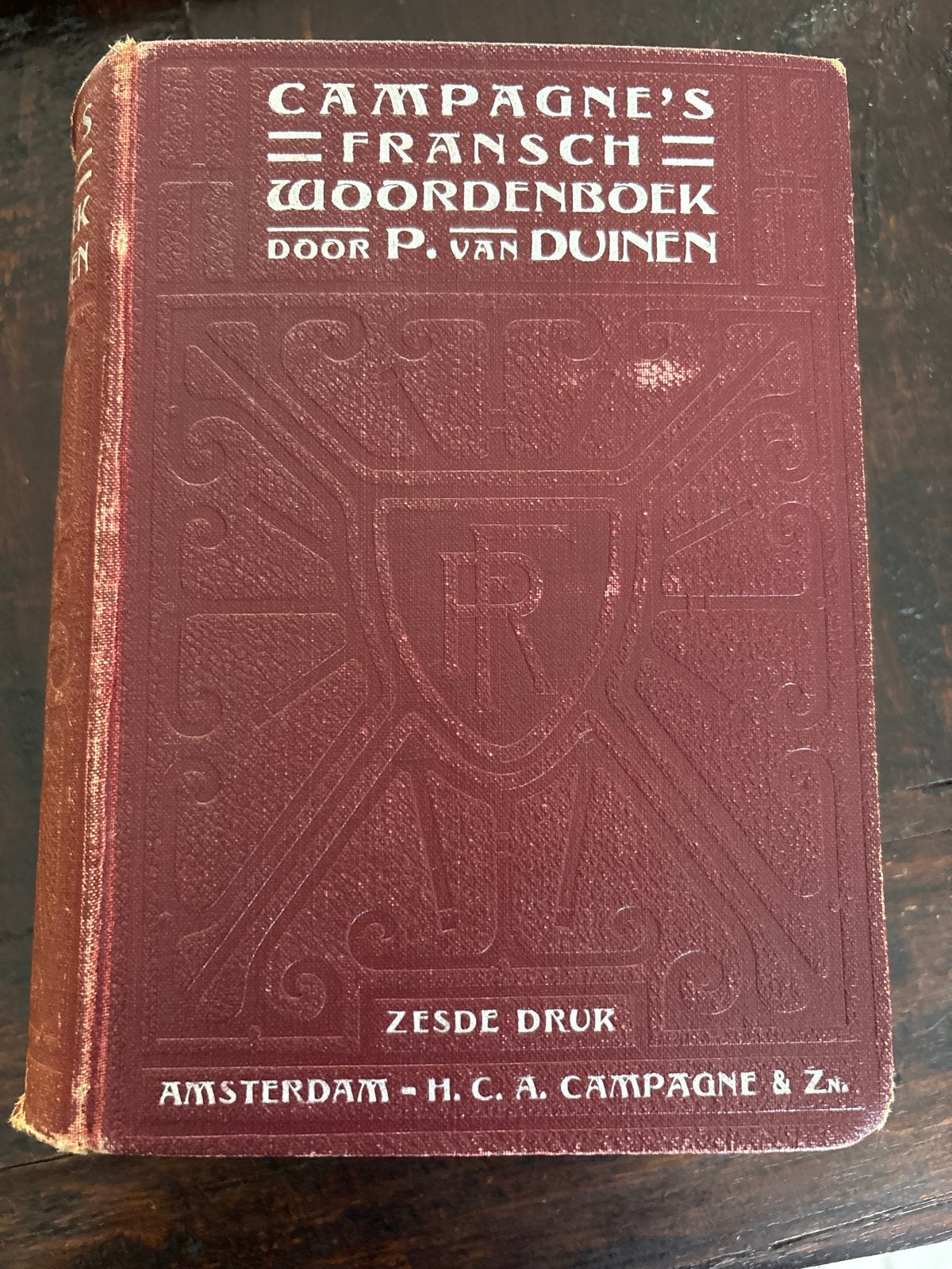 Campagne's Fransch Woordenboek - P. Van Duinen, Boeken, Woordenboeken, Ophalen of Verzenden, Gelezen, Overige uitgevers, Nederlands