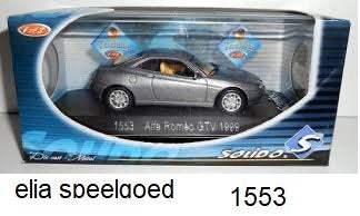 Alfa Romeo Spider GTV 1:43 1999 1553 modelauto Solido, Hobby en Vrije tijd, Modelauto's | 1:43, Ophalen of Verzenden, Nieuw, Auto