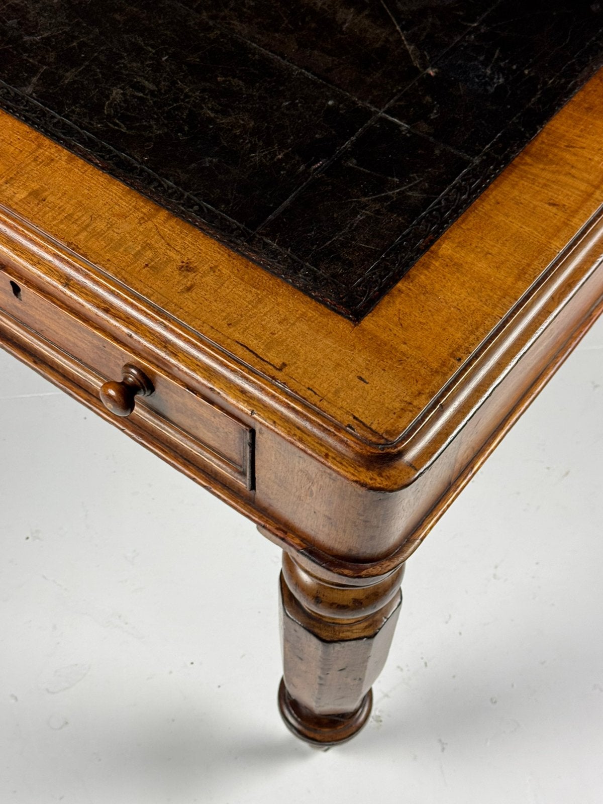 Engelse schrijftafel ca. 1900 antiek, Antiek en Kunst, Ophalen of Verzenden