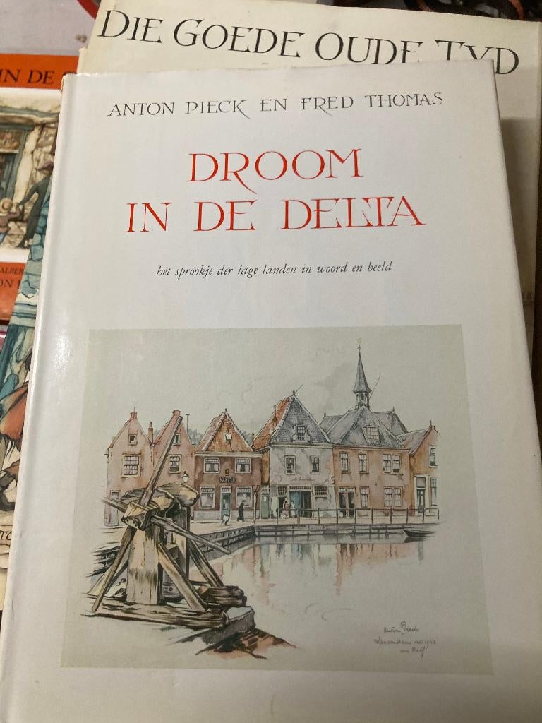 T.K. nog 7 prentenboeken van Anton Pieck zie actuele lijst, Ophalen of Verzenden, Gelezen, Anton Pieck, Prentenboek