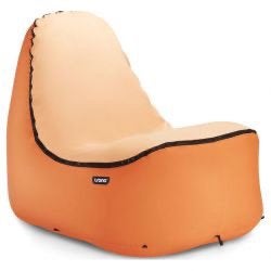 Zitzak merk Trono, opblaasbare zitzak, Ophalen of Verzenden, Nieuw, Oranje, Zitzakstoel