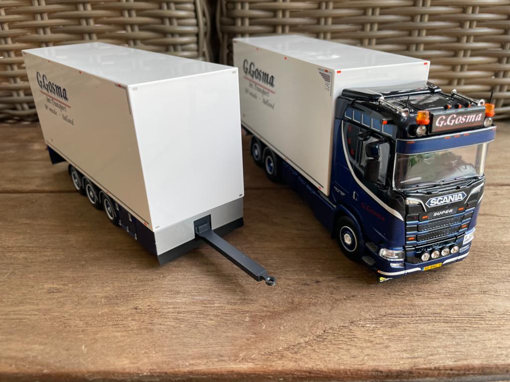 TEKNO SCANIA SUPER G GOSMA BR WOUDE, Ophalen of Verzenden, Nieuw, Bus of Vrachtwagen, Tekno