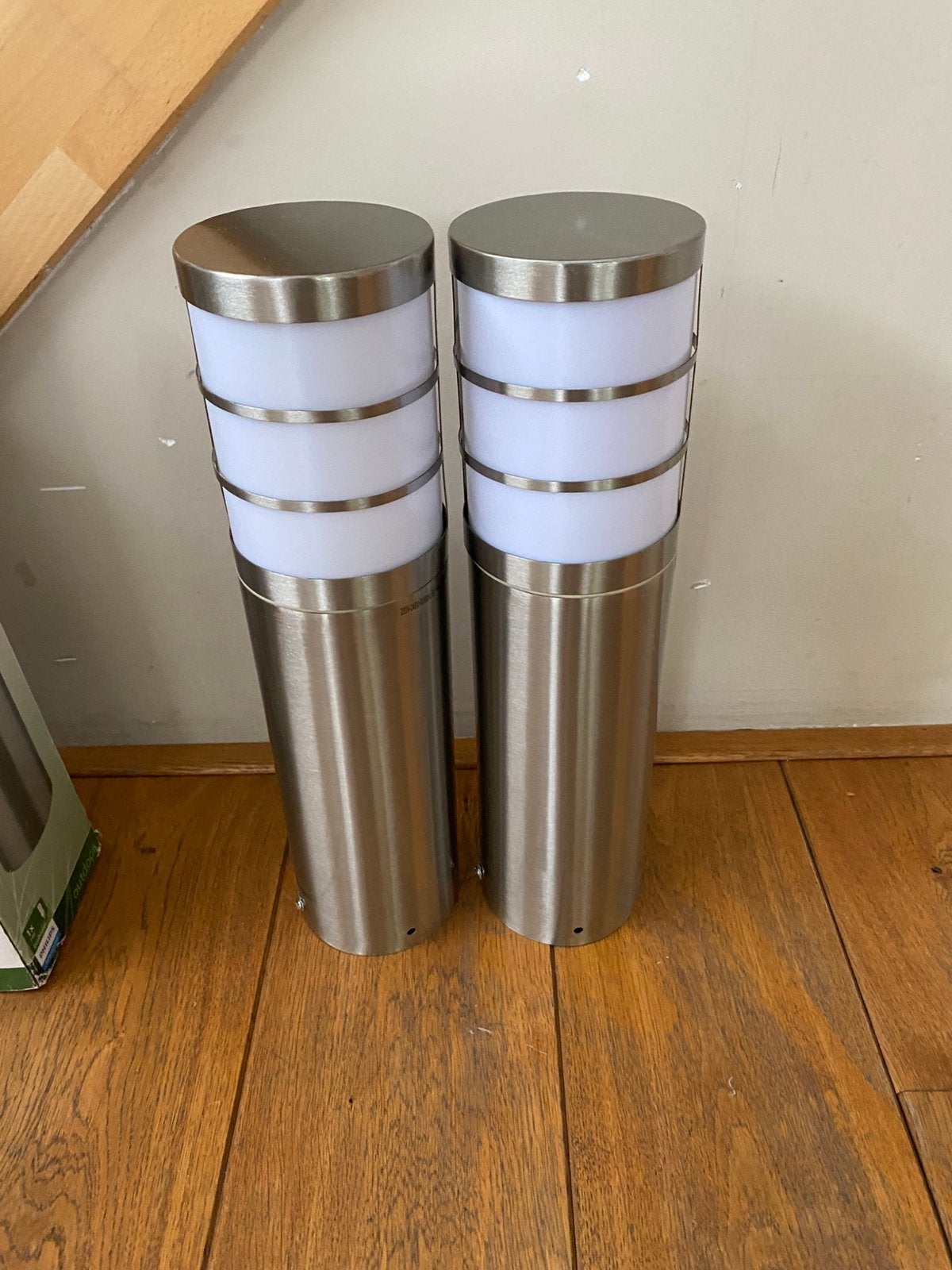 Massive Philips buitenlampen - RVS, 2 stuks Nieuw, Ophalen, Minder dan 50 watt, Nieuw, Netvoeding