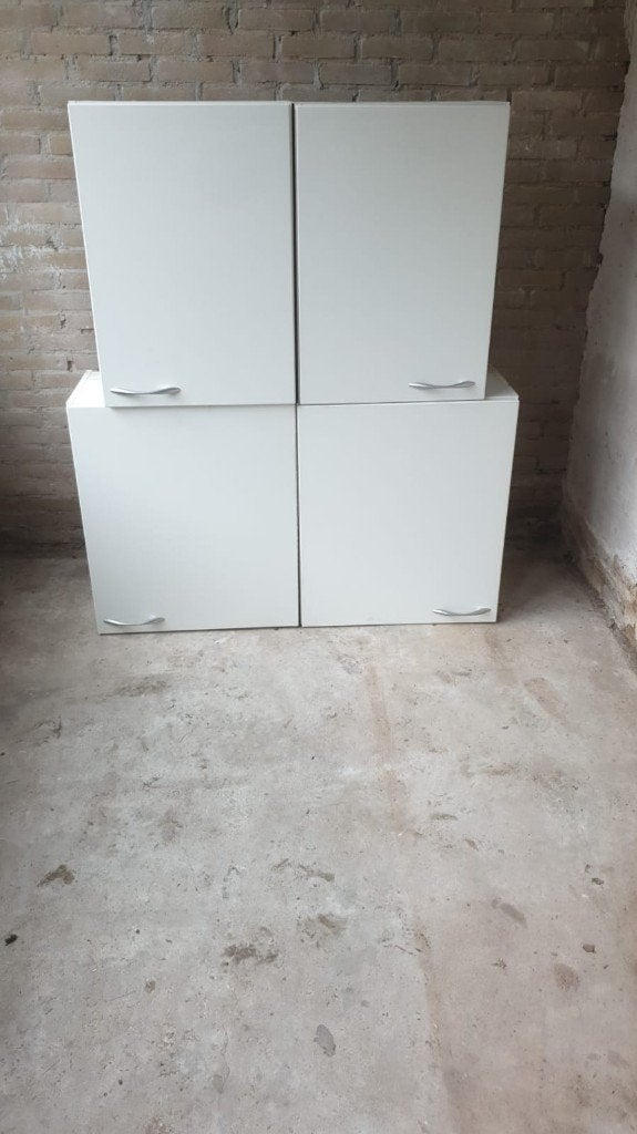 4 Bruynzeel bovenkasten, Huis en Inrichting, Keuken | Keukenelementen, Ophalen, Overige kleuren, 50 tot 100 cm, Zo goed als nieuw